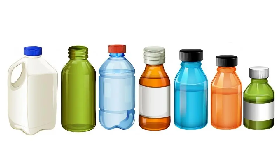 Kemikalier flaskor